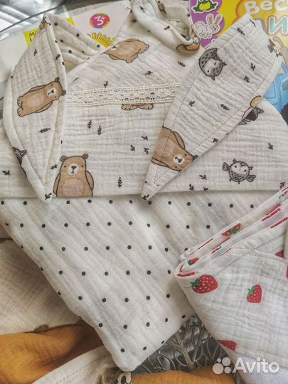 Полотенце детское из муслина