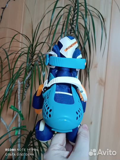 Роликовые коньки детские раздвижные 25/28