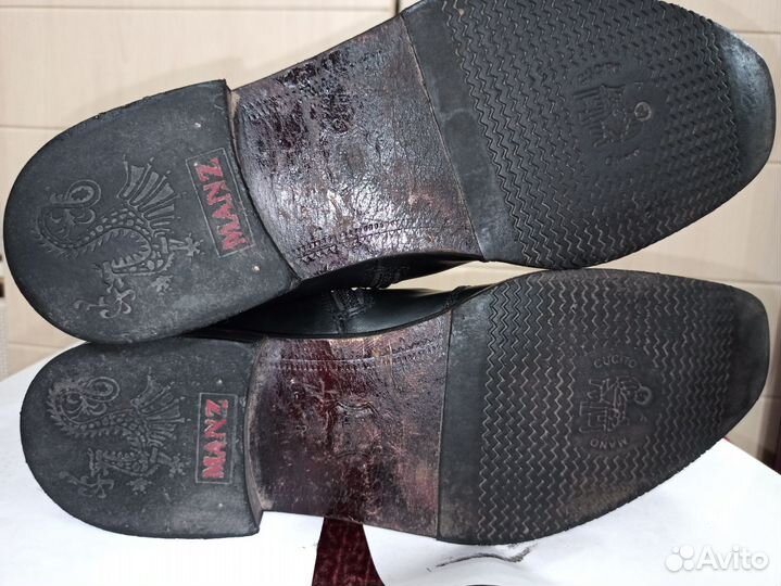 Сапоги кожаные натуральные