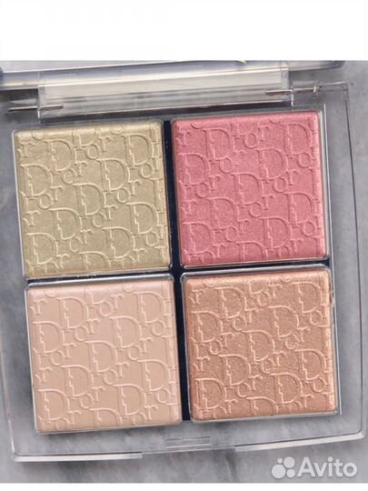 Dior backstage glow face palette 04 хайлайтер
