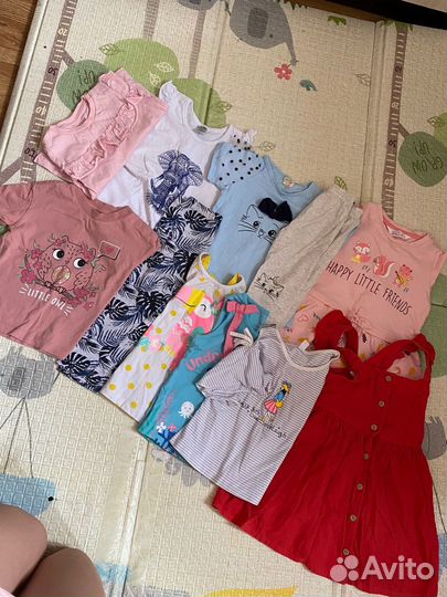 Летняя одежда для девочки 86-92