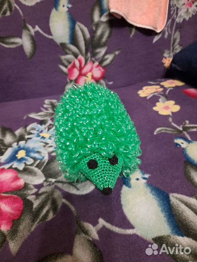 Мочалка игрушка ёжик, мышь