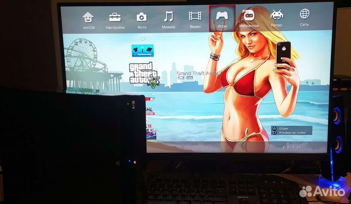 Игровая приставка ps3 500Гб прошитая