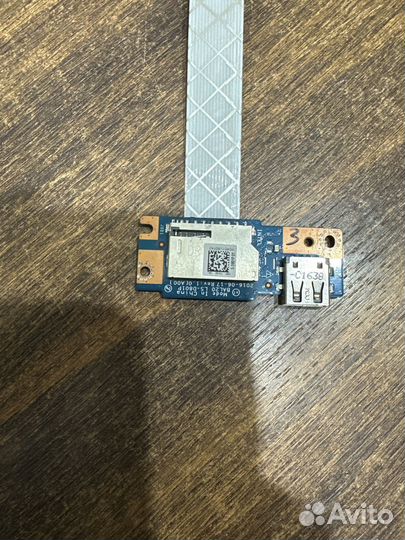 Плата USB Card Reader Board Dell 5565 5567 5768