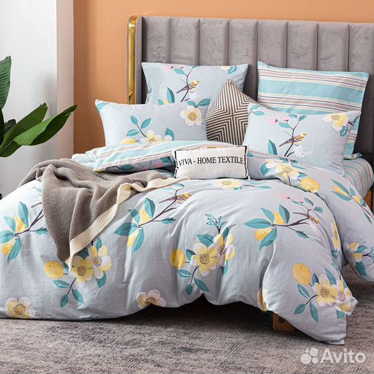 Комплект постельного белья Делюкс Сатин L373