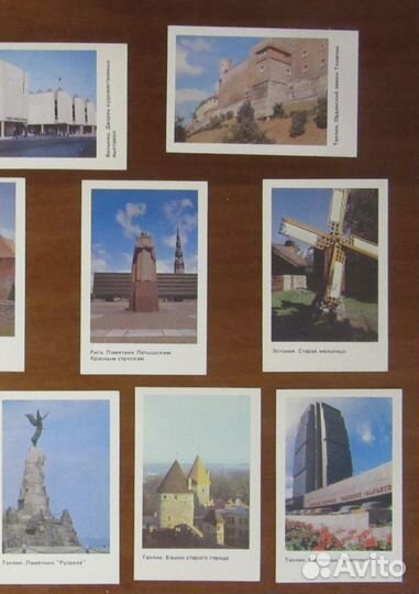 Календари СССР Архитектура прибалтийских республик