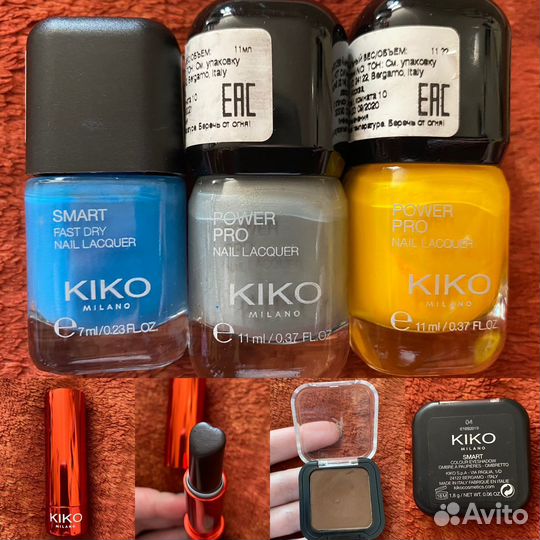 Kiko milano. Лак для ногтей. Тени. Помада