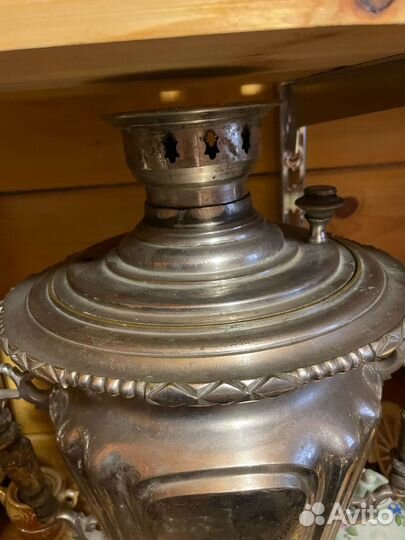 Самовар на дровах Рюмка