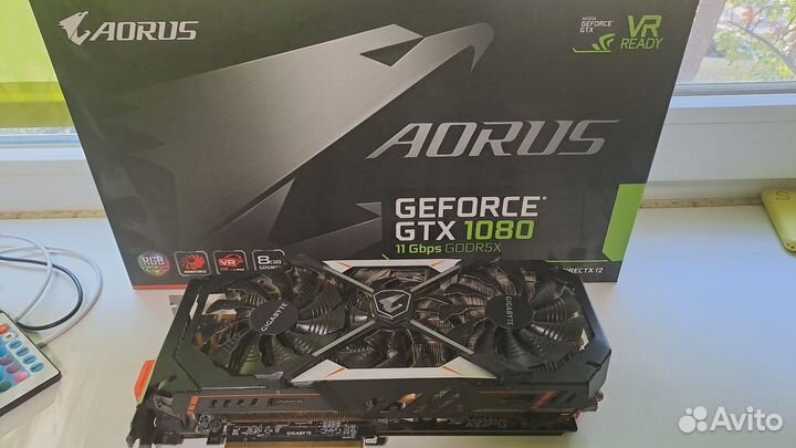 Видеокарта gtx 1080 8gb Aorus