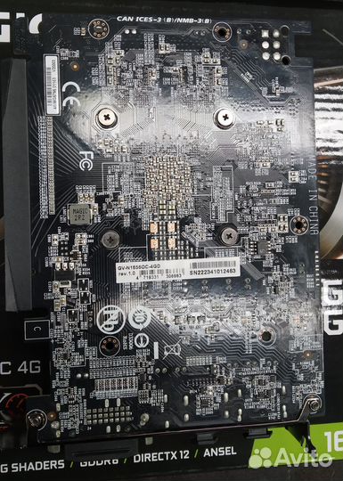 Видеокарта Gigabyte GeForce GTX 1650 D6 OC 4G