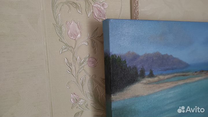 Картина маслом, морской пейзаж