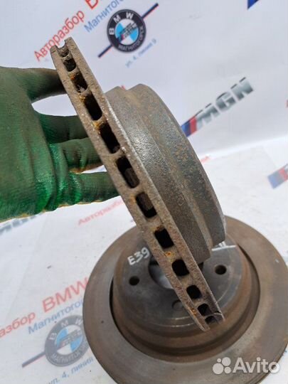 Тормозные диски комплект 2шт вентилируемые заднее