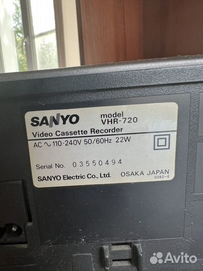 Видеомагнитофон Sanyo Япония