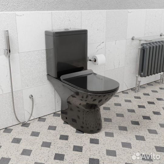 Унитаз напольный Ceramalux 9126-18 для дома и дачи