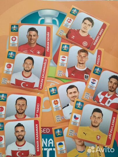 Наклейки Panini Euro 2020