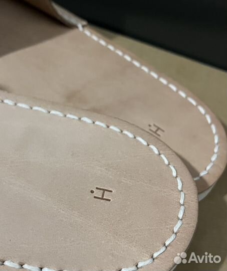 Кожаные шлепанцы Hender Scheme