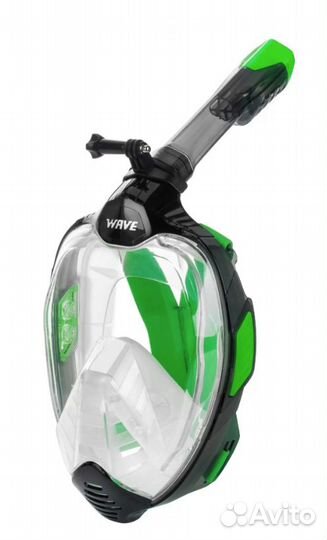 Маска для снорклинга, плавания Wave