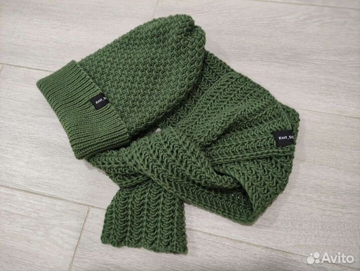 Комплект шапка и шарф