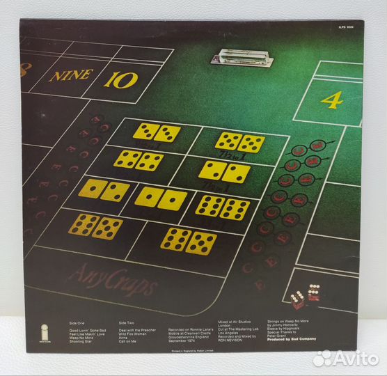 Bad Company - Straight Shooter LP England 1975 NM