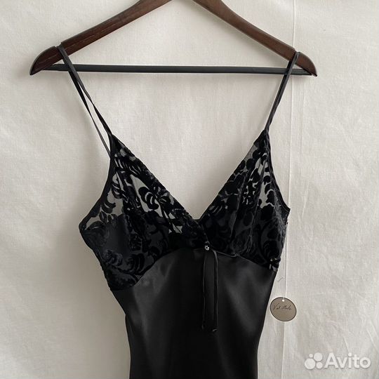 Винтажная новая атласная сорочка Val Mode Lingerie