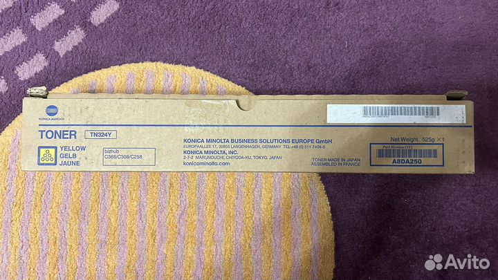Пустые тонеры для konica minolta TN324