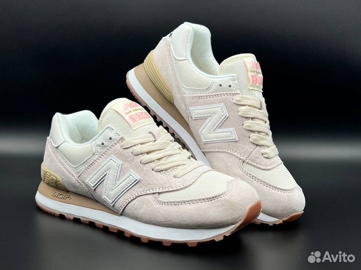 Женские Кроссовки NEW balance 574 Lux