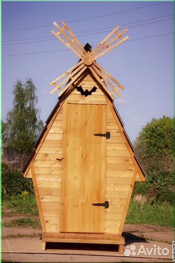 Дачный туалет с установкой KEY674