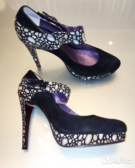 Туфли женские 39 размер замшевые