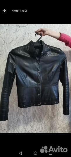 Куртка женская демисезонная натуральная кожа
