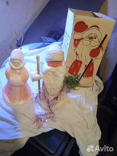 Дед мороз и Снегурочка под елку СССР