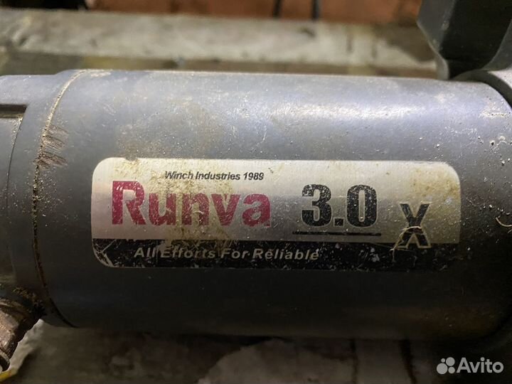 Лебедка runva 3.0 электрическая 12v бу