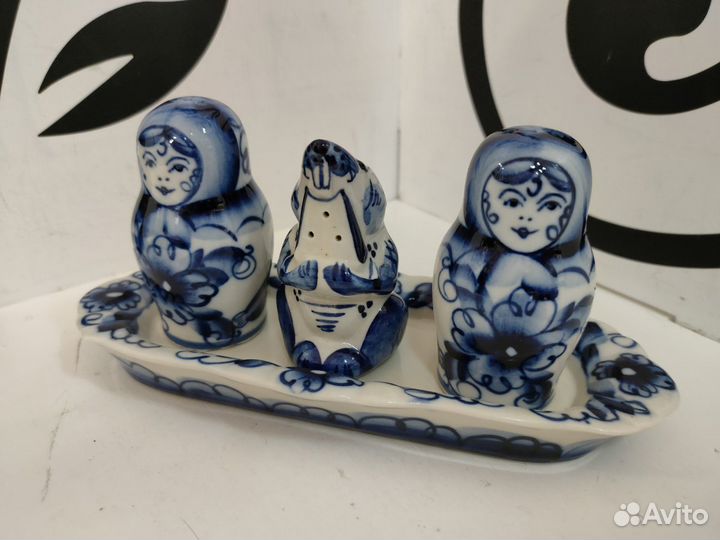 Гжель набор для специй 