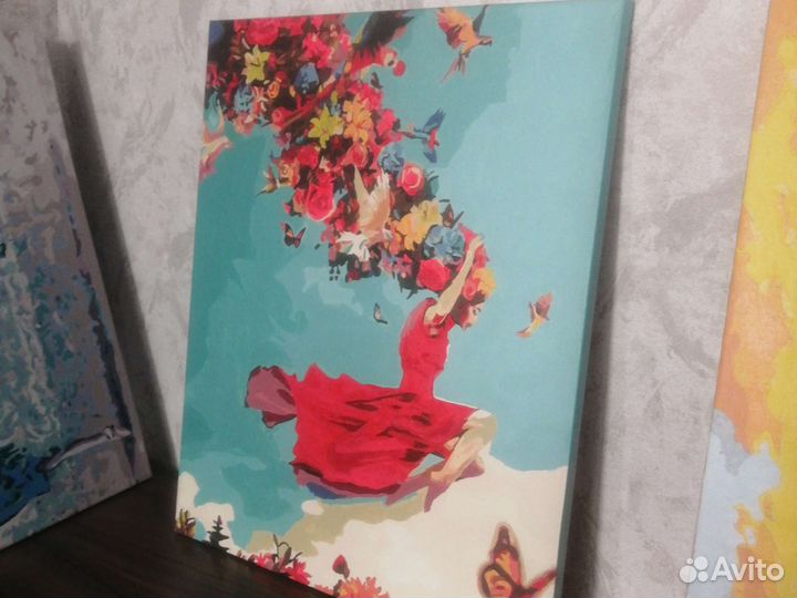 Картины по номерам раскрашенная