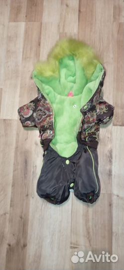 Зимний комбинезон на маленькую собаку