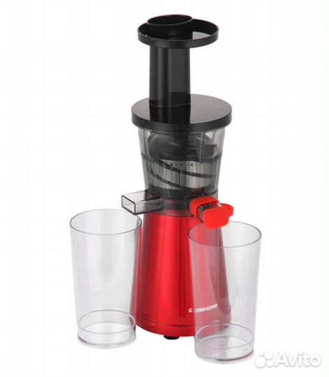 Соковыжималка шнековая Redmond RJ-980S, красный