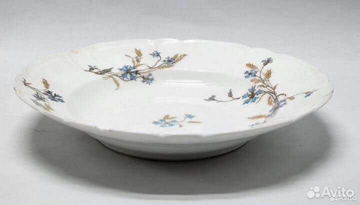 Тарелка суповая Фарфор Frank Haviland Limoges Фран