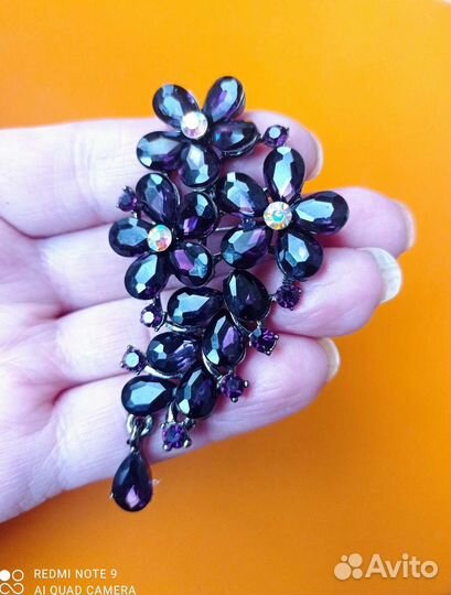 Брошь Цветы. Новая