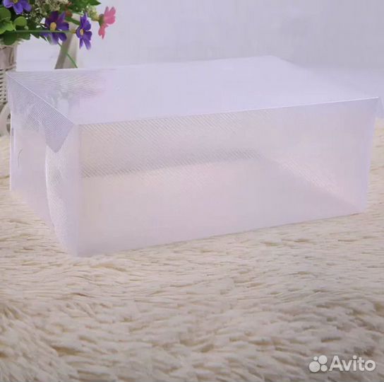 Коробка для хранения обуви прозрачная