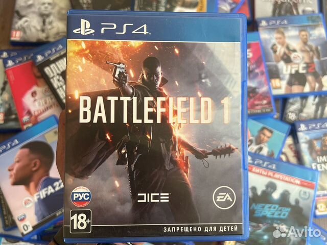 Диск Battlefield 1 PS4