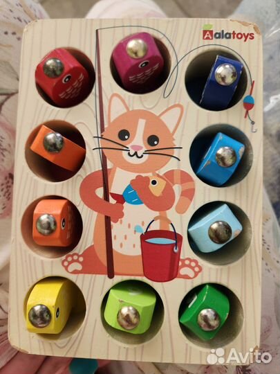 Магнитная рыбалка котик alatoys