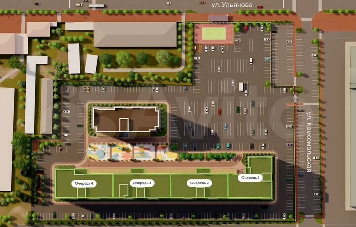 1-к. квартира, 43,4 м², 1/9 эт.