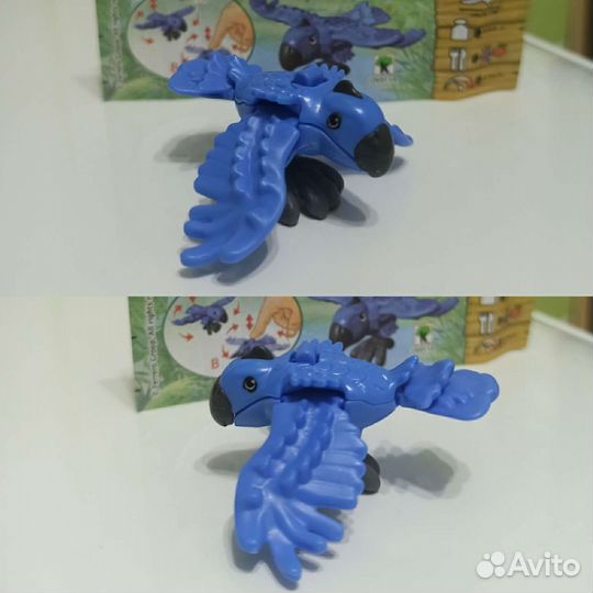 Киндер игрушки Зверята птицы кит