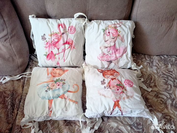 Набор (бортики, одеяло, подушка) в дет. кроватку