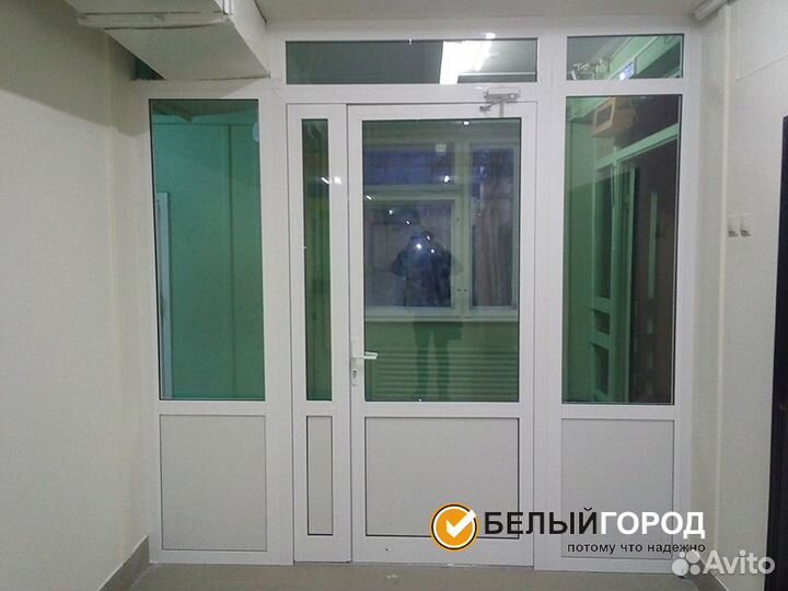 Дверь пластиковая пвх входная