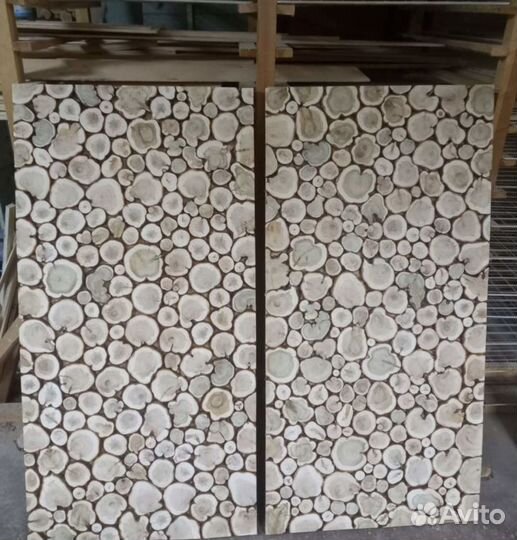 Панно из можжевельника для бани