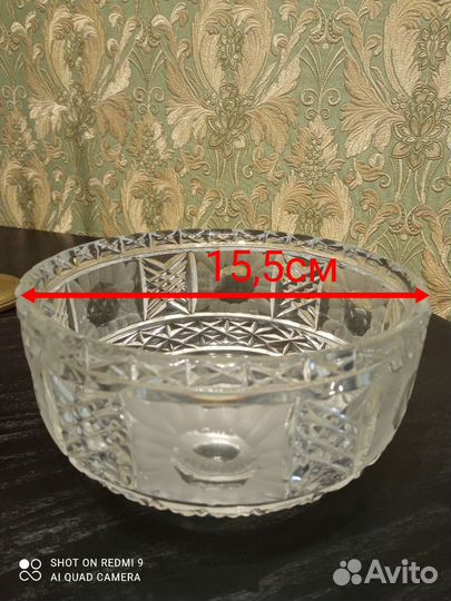 Хрустальные вазочки СССР