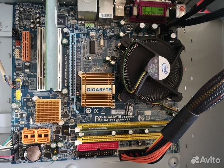 Мат. плата lga775, gigabyte ga-945gcmx-s2