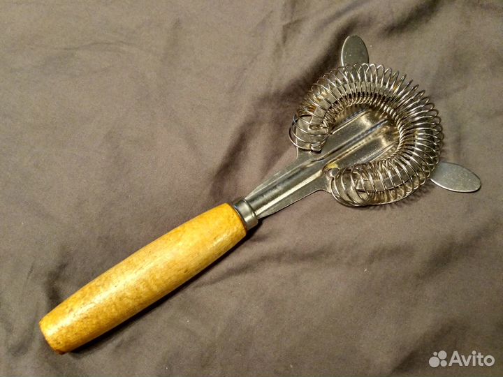 Винтажный барный стрейнер для коктейлей СССР