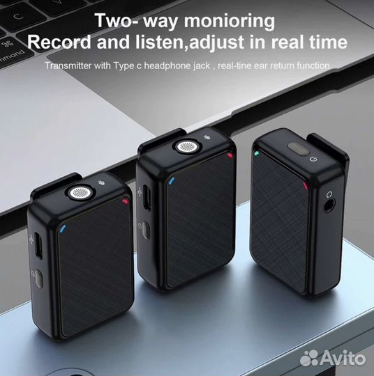 Беспроводной радиомикрофон 2 передатчика +приемник
