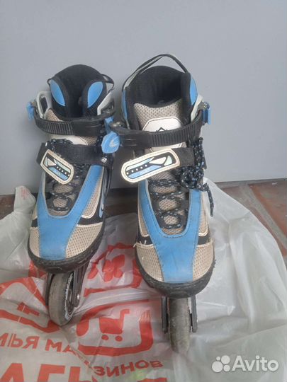 Роликовые коньки хоккейные